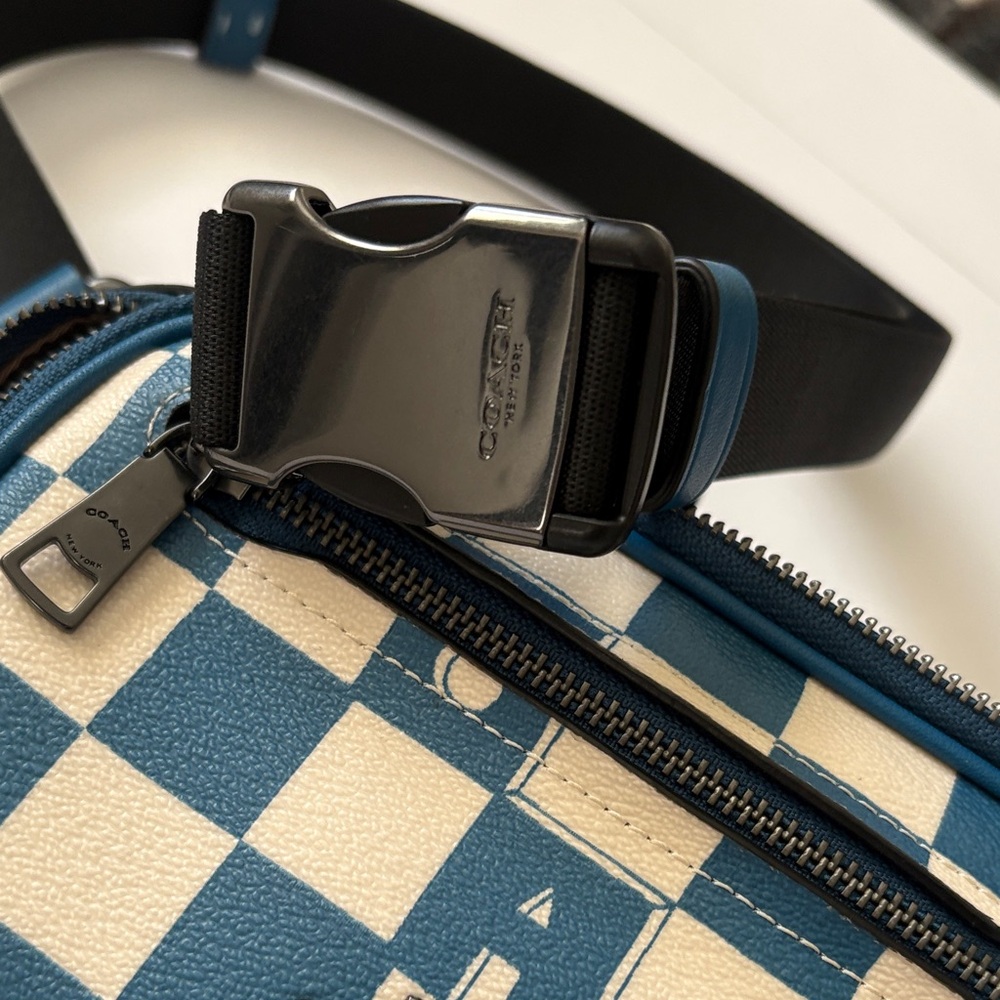 Coach Checkered Belt Bag - Picture 6 of 8